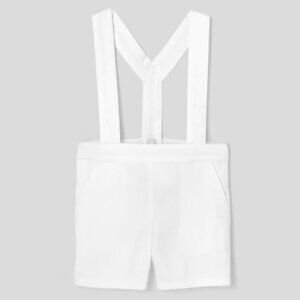 Jacadi Paris Linen Bermuda with Suspender Boys